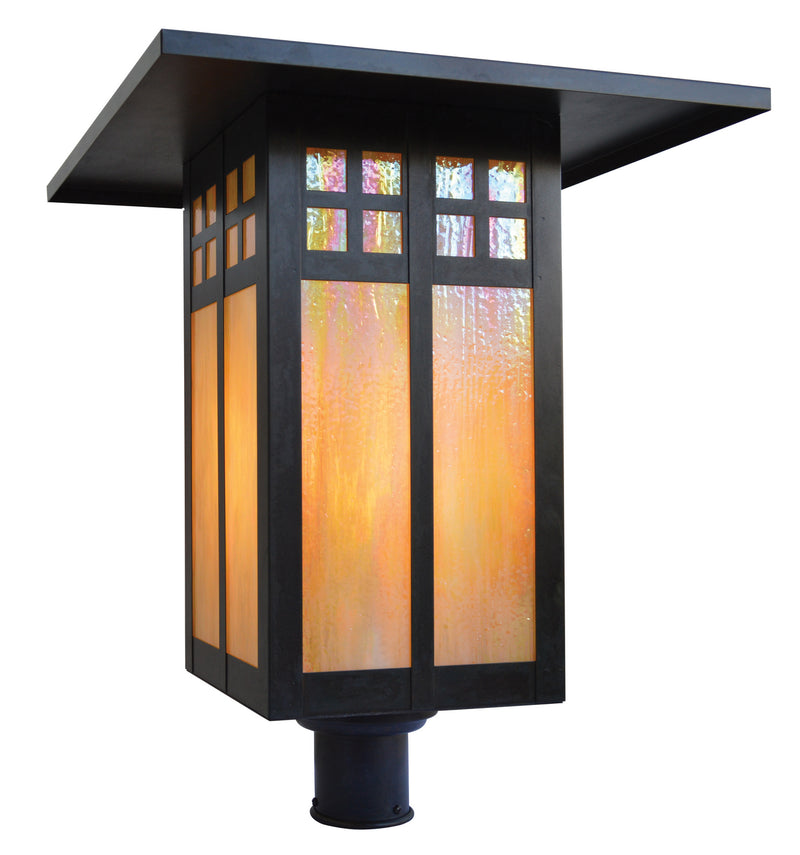 Arroyo GP-18GW-BZ One Light Post Mount, Bronze