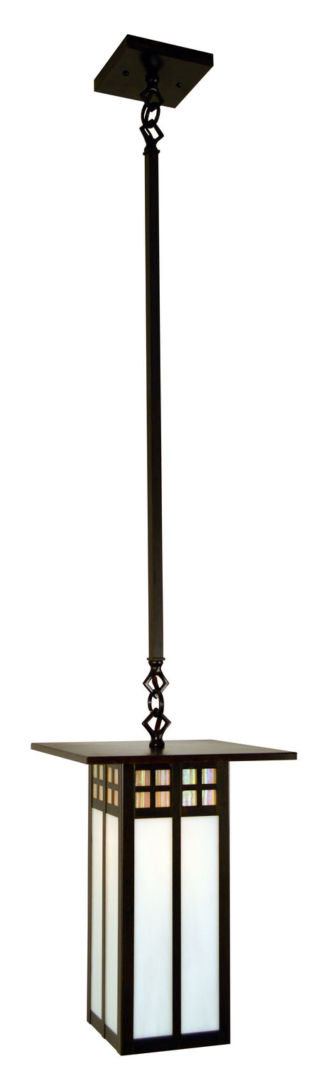 Arroyo GSH-9LGWC-BZ One Light Pendant, Bronze