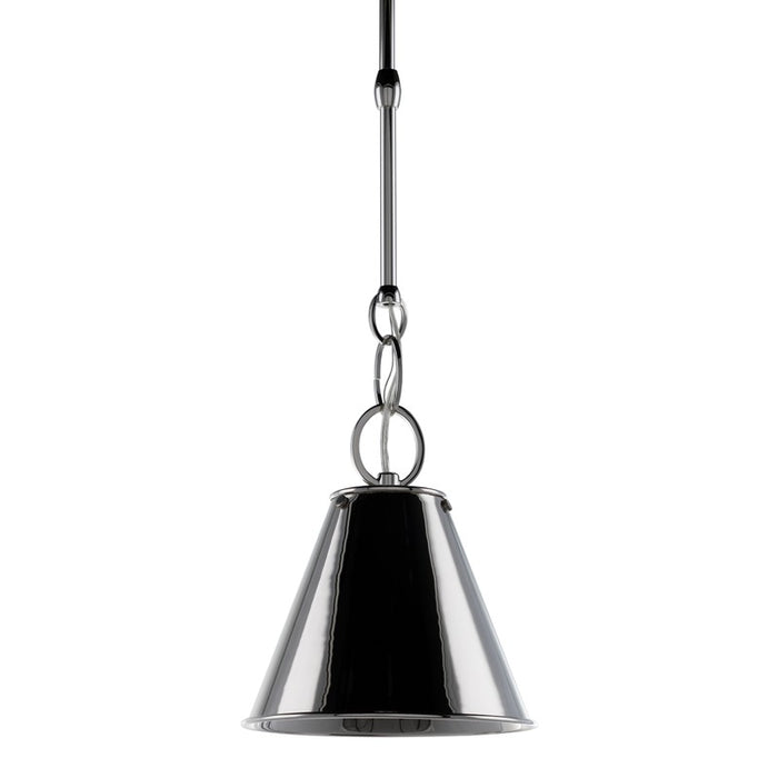 Hudson Valley 5508-PN One Light Pendant, Polished Nickel