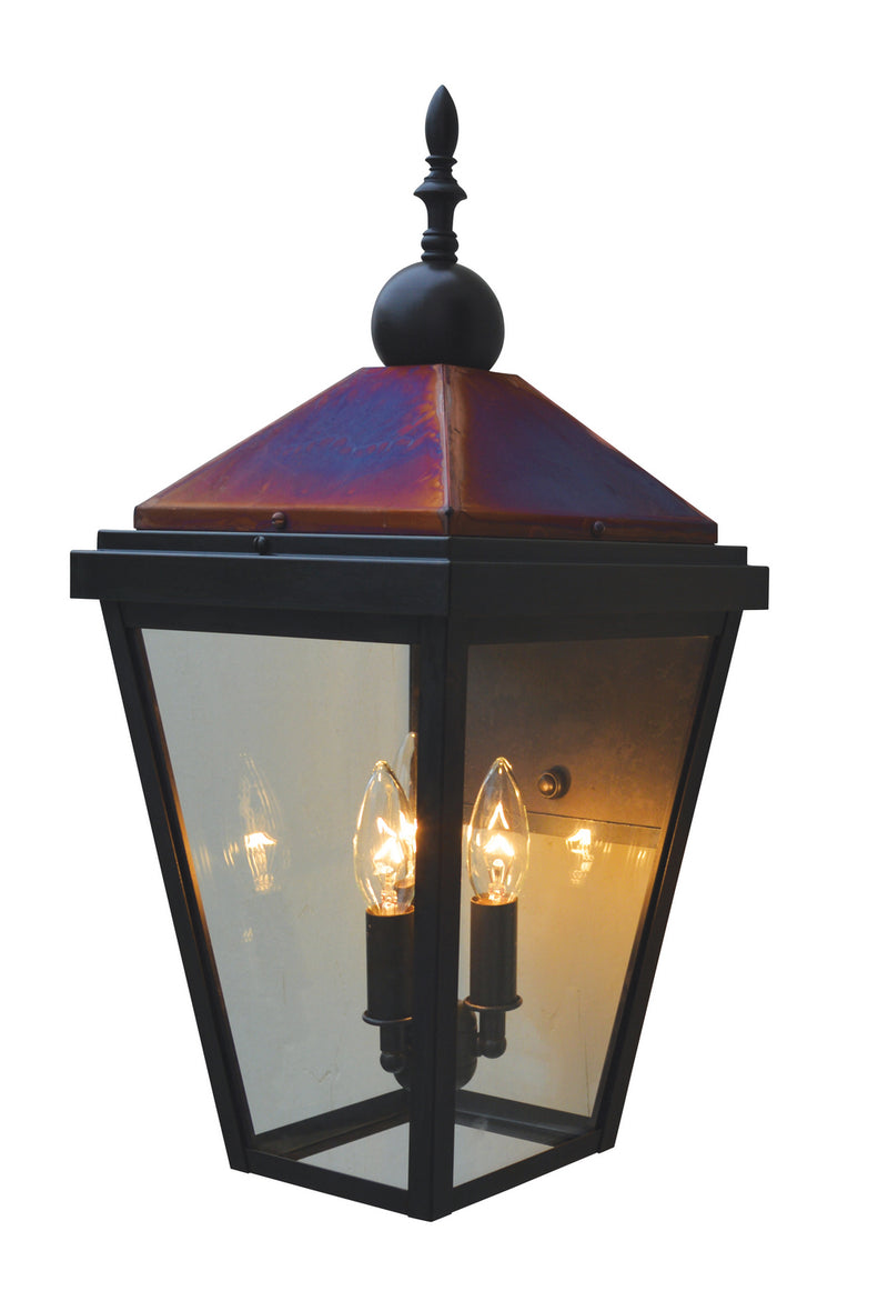 Arroyo LAB-9CLR-BZ/RC Two Light Wall Mount, Bronze w/ Raw Copper