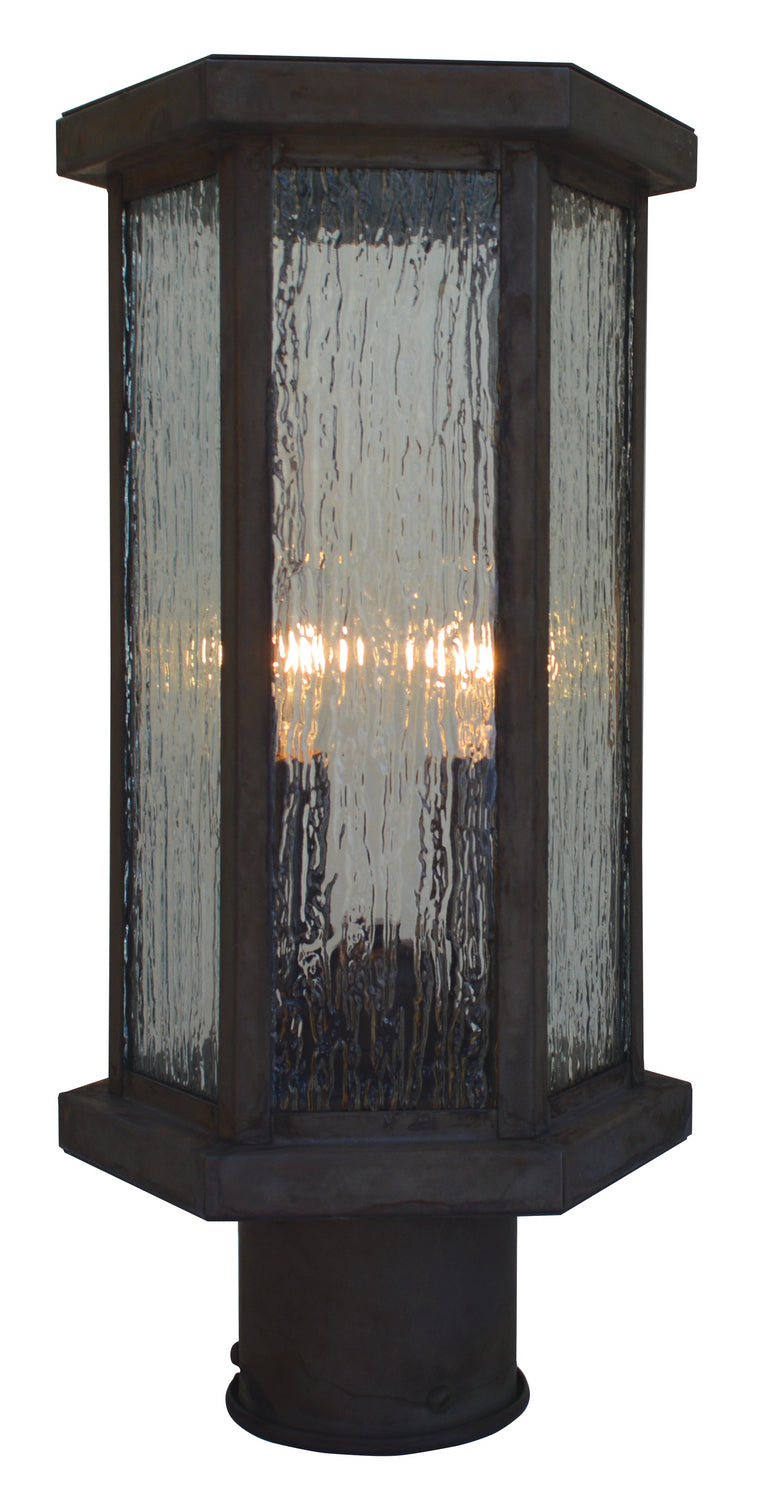 Arroyo LYP-7RM-MB Two Light Post Mount, Mission Brown