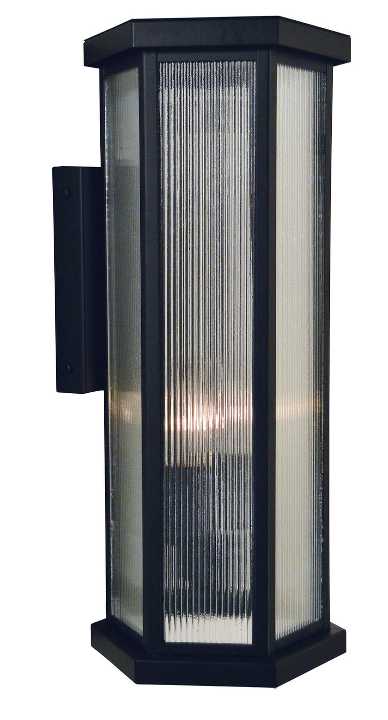 Arroyo LYW-7AE-BK Two Light Wall Mount, Satin Black