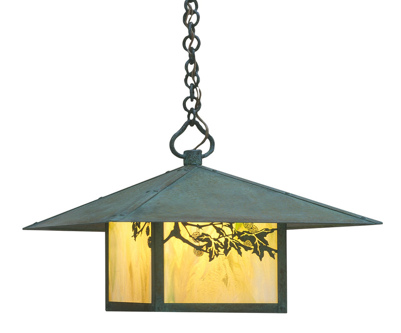 Arroyo MH-17SFGW-VP One Light Pendant, Verdigris Patina