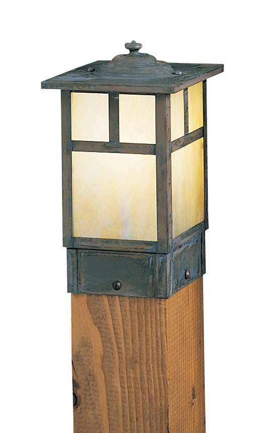 Arroyo MPC-5TGW-MB One Light Post Cap, Mission Brown
