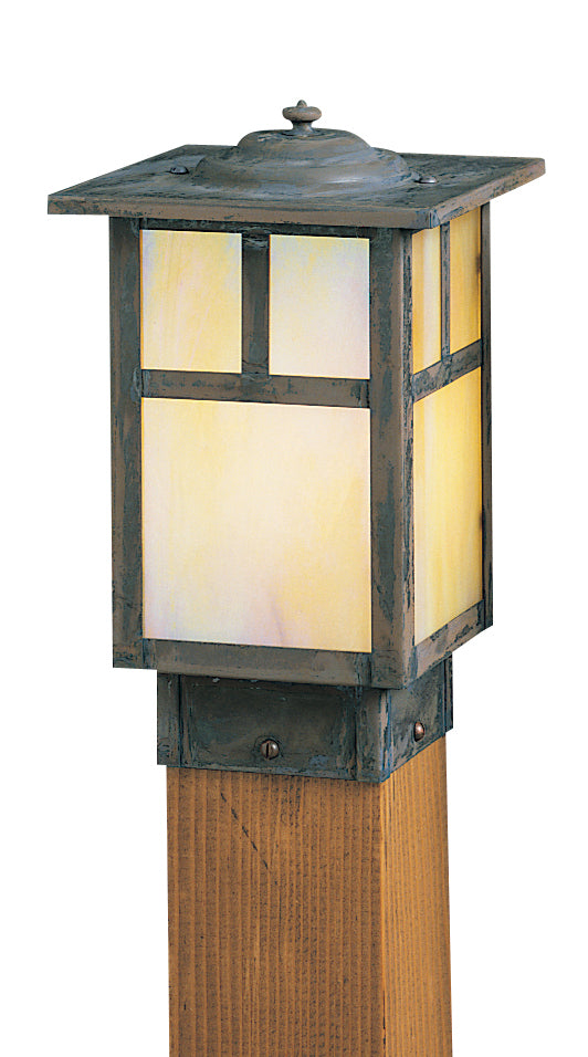 Arroyo MPC-6TGW-MB One Light Post Cap, Mission Brown