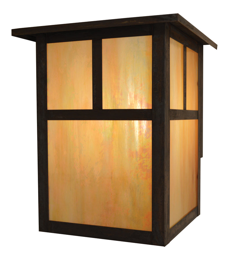 Arroyo MW-7TGW-MB One Light Wall Mount, Mission Brown