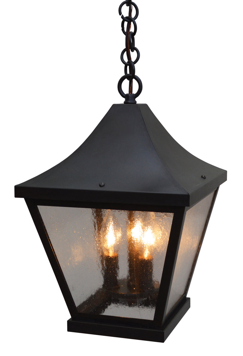 Arroyo NAH-10CS-BZ Three Light Pendant, Bronze