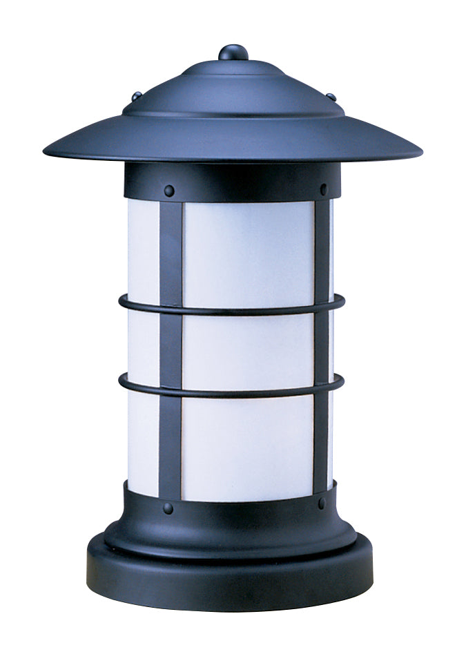 Arroyo NC-9LWO-BK One Light Column Mount, Satin Black