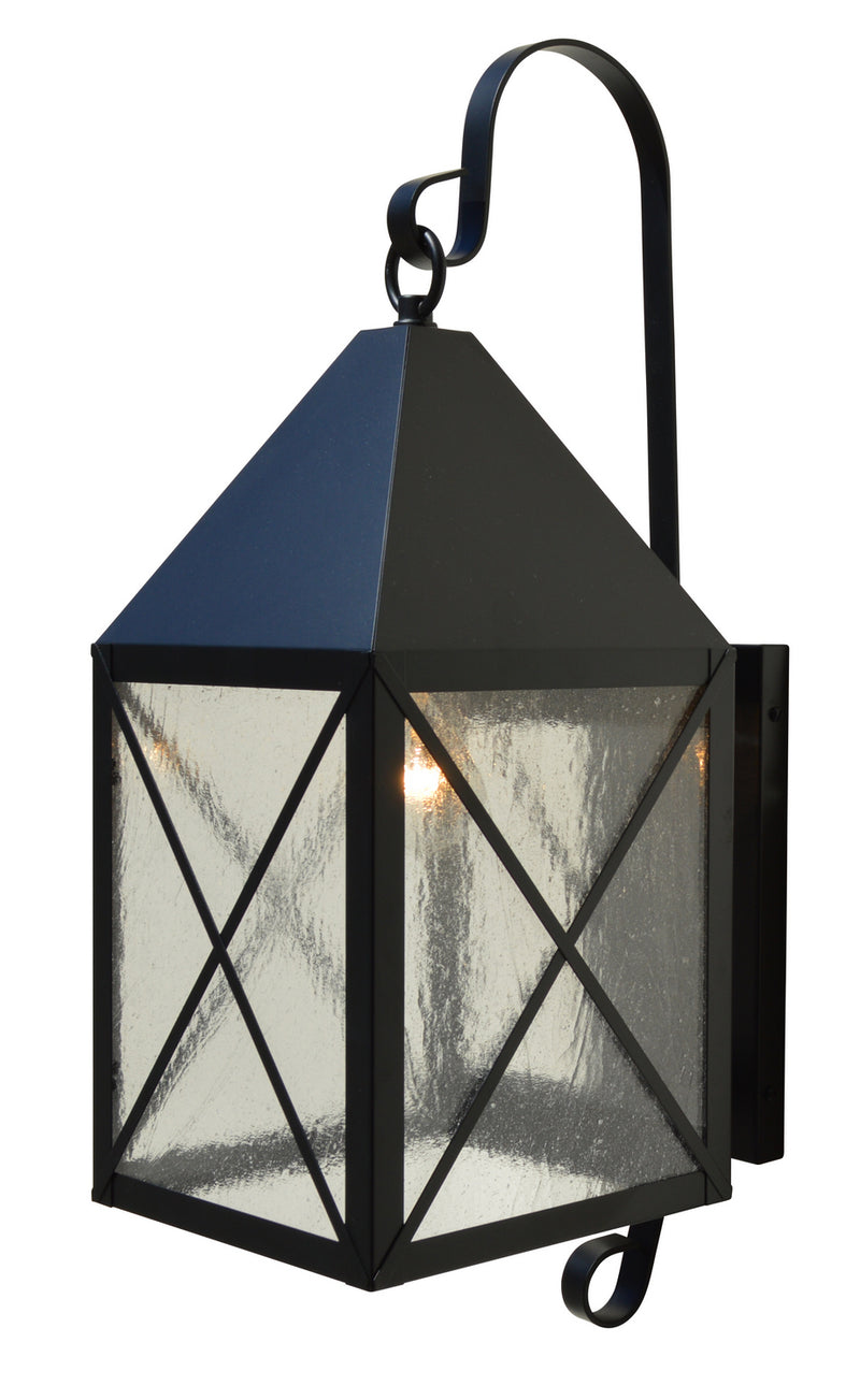 Arroyo NOB-8CS-BK One Light Wall Mount, Satin Black