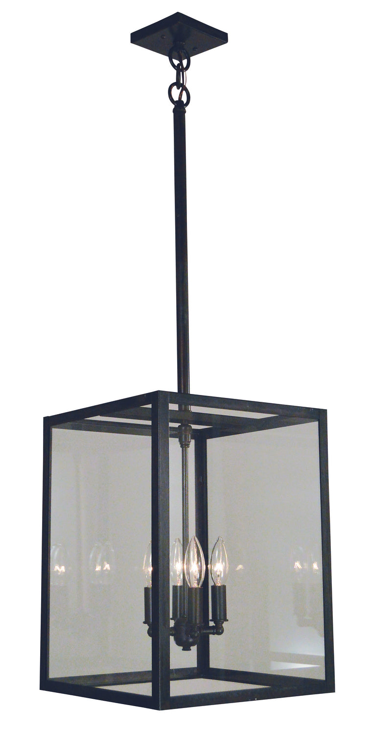 Arroyo VISH-12CLR-BZ Four Light Pendant, Bronze