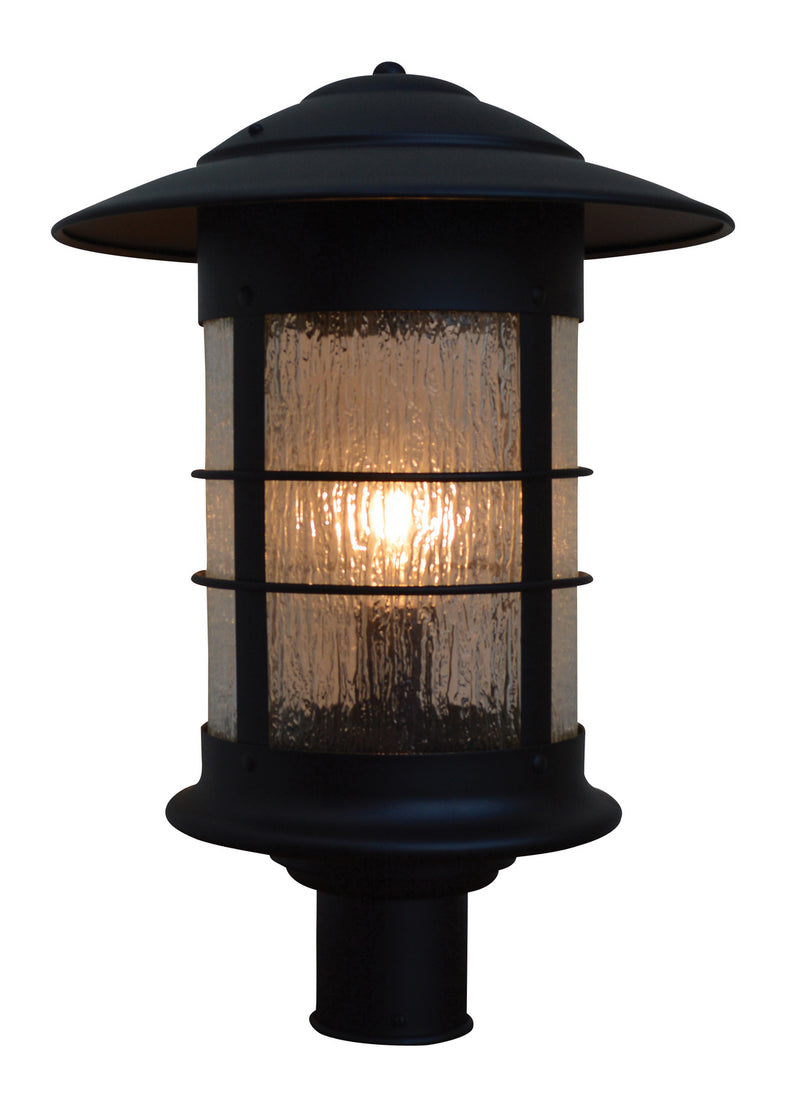 Arroyo NP-14RM-BK One Light Post Mount, Satin Black