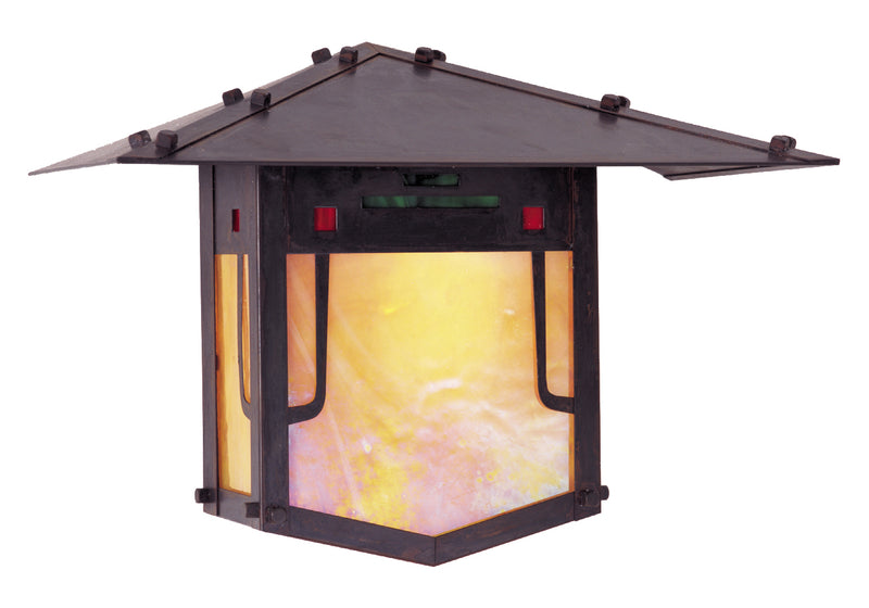 Arroyo PDW-9GRC-BZ One Light Wall Mount, Bronze