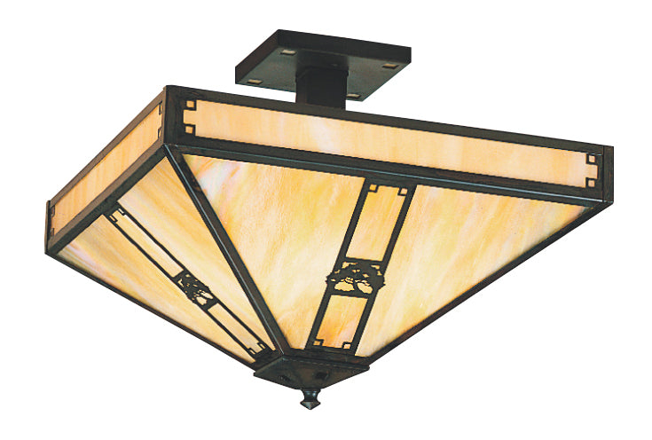 Arroyo PIH-11OGW-BZ Four Light Ceiling Mount, Bronze