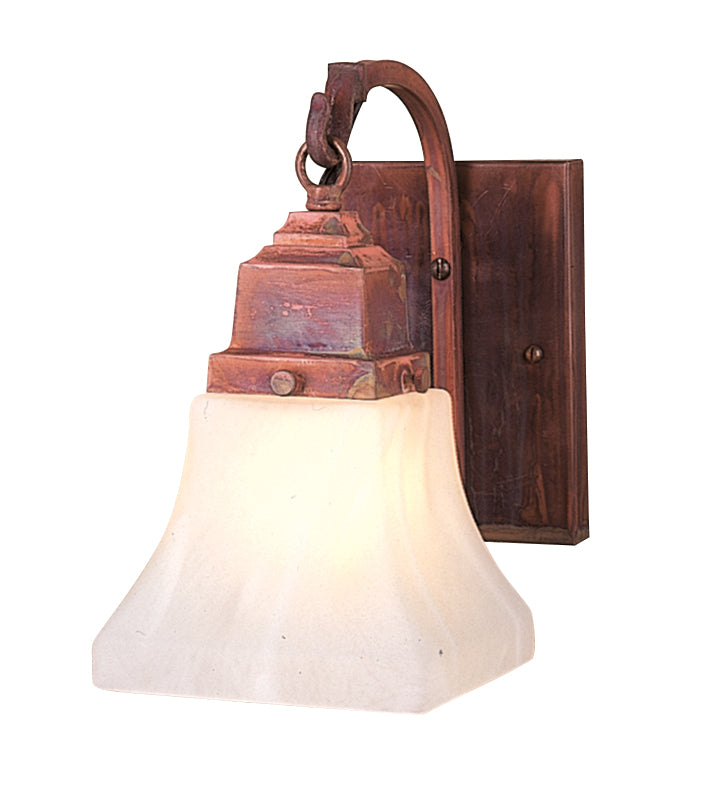 Arroyo RB-1-RC One Light Wall Mount, Raw Copper