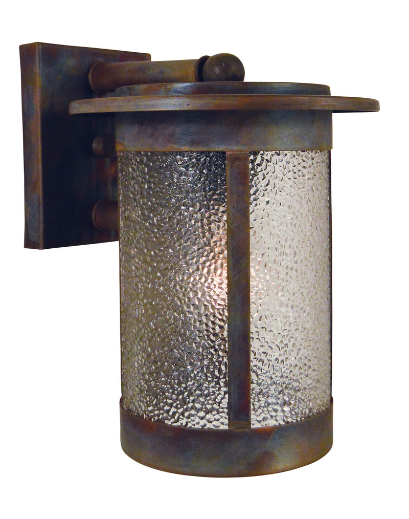 Arroyo SAB-7DD-RC One Light Wall Mount, Raw Copper