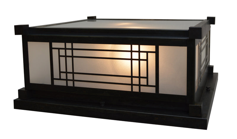 Arroyo SDC-13F-BZ Two Light Column Mount, Bronze