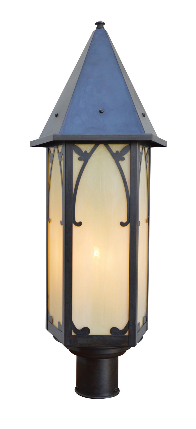 Arroyo SGP-10OF-BZ One Light Post Mount, Bronze