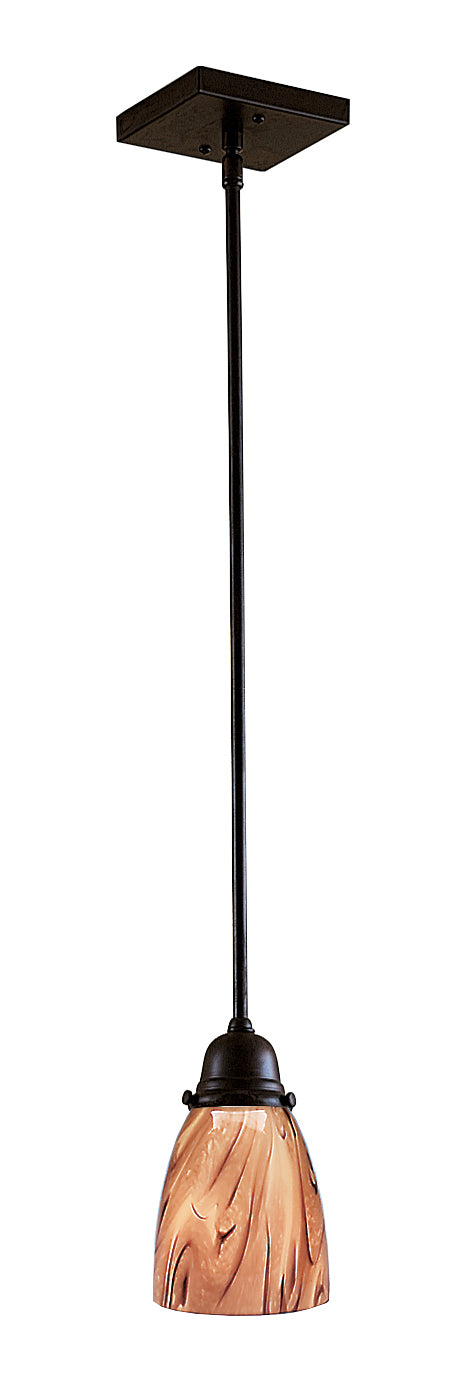 Arroyo SSH-1-BZ One Light Pendant, Bronze