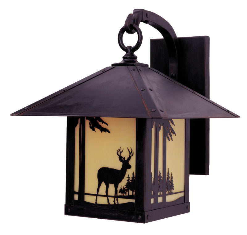 Arroyo TRB-9DRTN-BZ One Light Wall Mount, Bronze