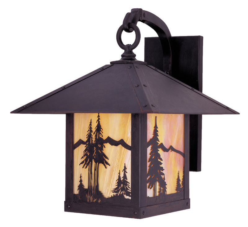 Arroyo TRB-9MNGW-BZ One Light Wall Mount, Bronze