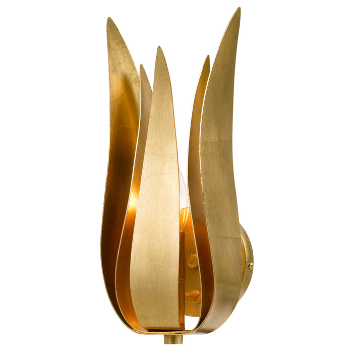 Crystorama 511-GA One Light Wall Sconce, Antique Gold