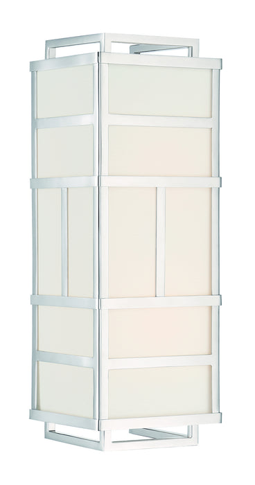 Crystorama DAN-402-PN Two Light Wall Sconce, Polished Nickel