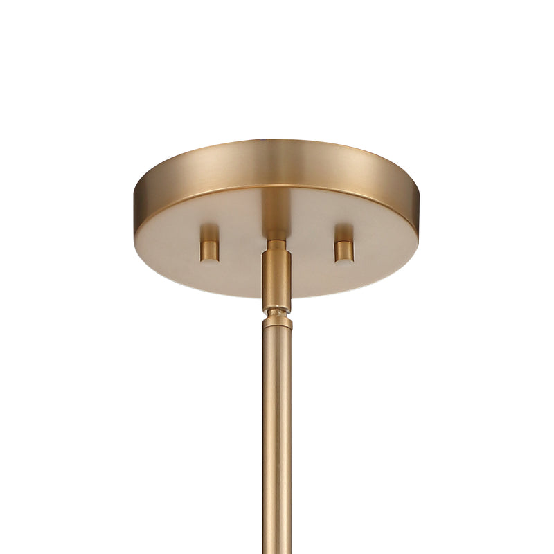 Crystorama DAN-406-VG Six Light Chandelier, Vibrant Gold