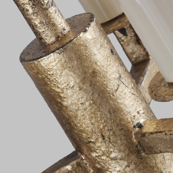 Visual Comfort Studio F3321/3ADB Three Light Lantern, Antique Gild