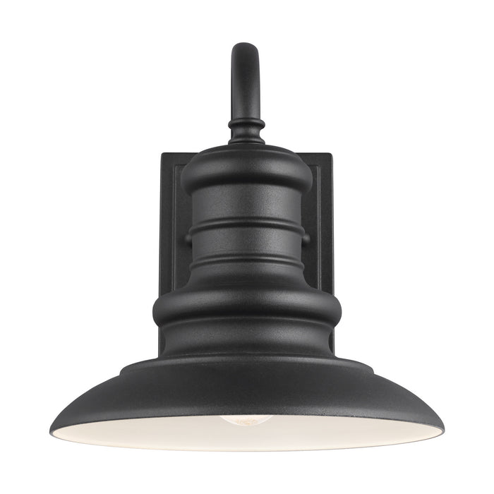Generation Lighting OL8600TXB One Light Outdoor Wall Lantern, Textured Black