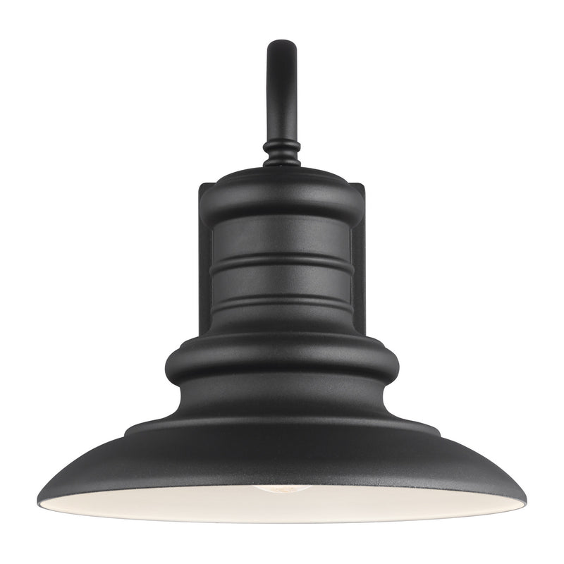 Generation Lighting OL8601TXB One Light Outdoor Wall Lantern, Textured Black