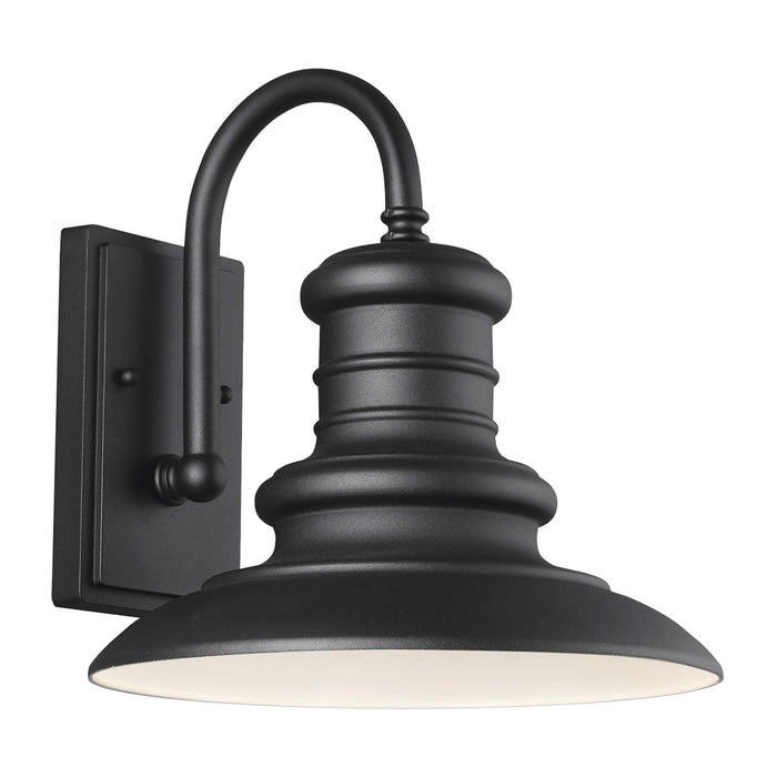 Generation Lighting OL8601TXB One Light Outdoor Wall Lantern, Textured Black
