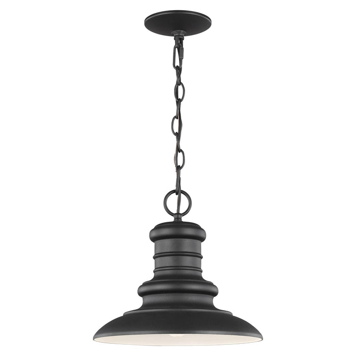 Generation Lighting OL8904TXB One Light Outdoor Pendant, Textured Black