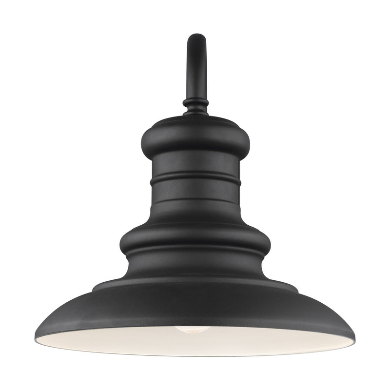 Generation Lighting OL9004TXB One Light Outdoor Wall Lantern, Textured Black