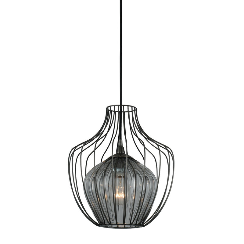 Kalco 404850CM One Light Pendant, Chemical Stainless Steel