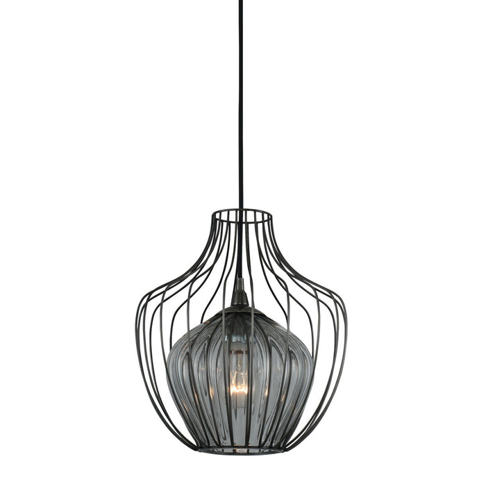 Kalco 404850CM One Light Pendant, Chemical Stainless Steel
