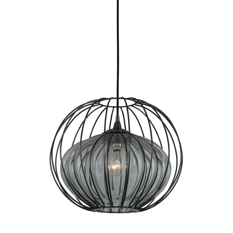Kalco 404851CM One Light Pendant, Chemical Stainless Steel