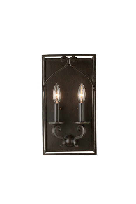 Kalco 508220HB Two Light Wall Sconce, Heirloom Bronze