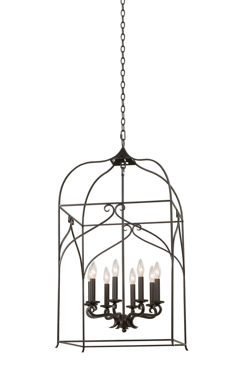 Kalco 508252HB Eight Light Pendant, Heirloom Bronze