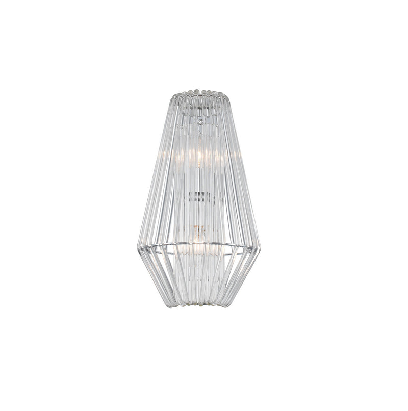 Kalco 508420CH Two Light Wall Sconce, Chrome