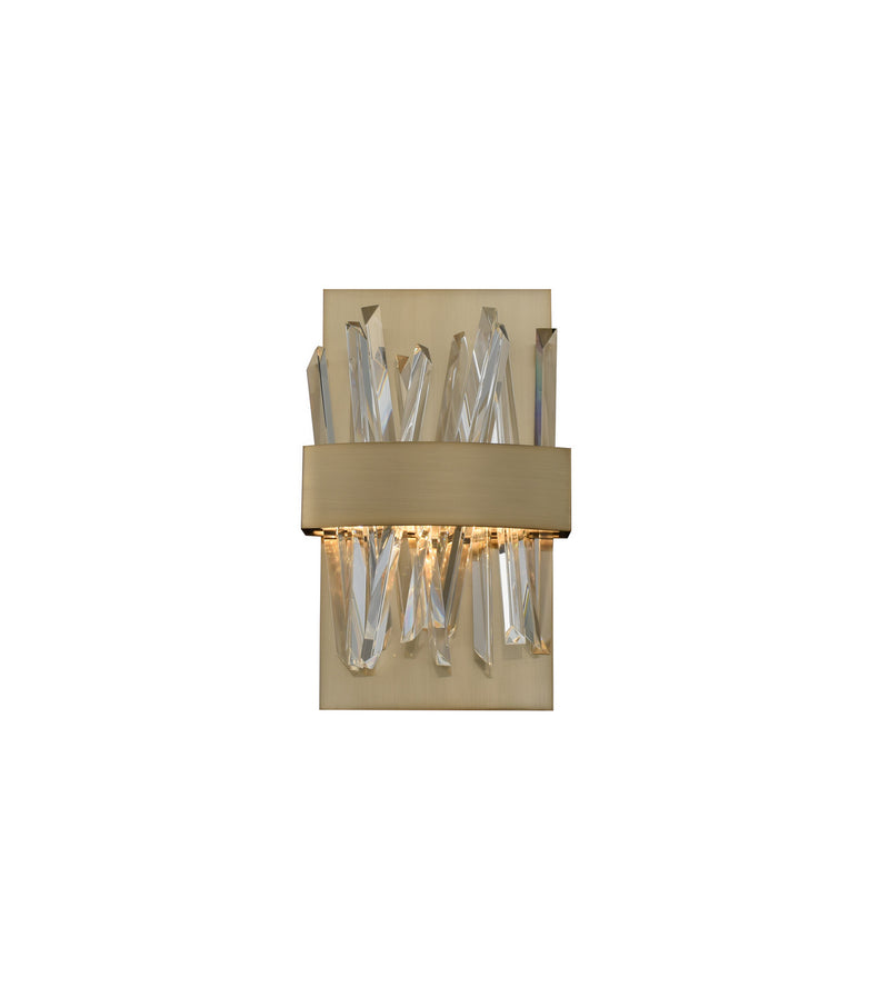 Allegri 030220-038 LED Wall Sconce, Brushed Champagne Gold
