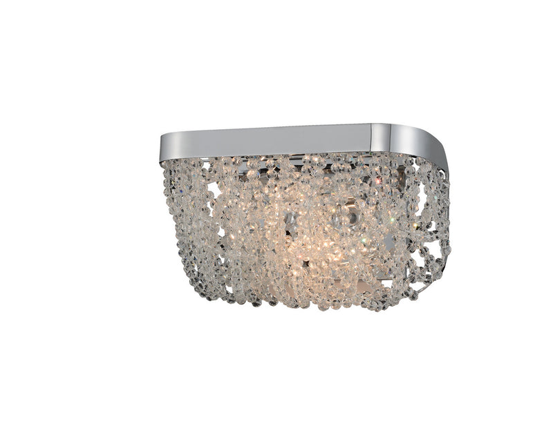 Allegri 032420-010-FR001 Two Light Wall Sconce, Chrome