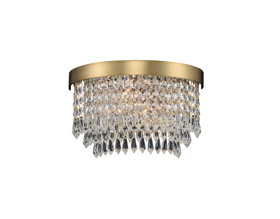 Allegri 033920-044-FR001 Two Light Wall Sconce, Winter Brass