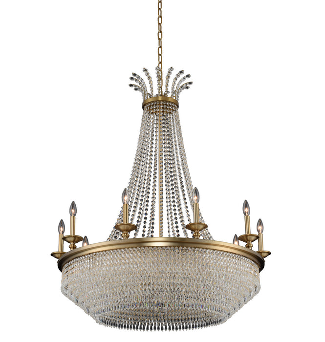 Allegri 033972-044-FR001 Ten Light Chandelier, Winter Brass