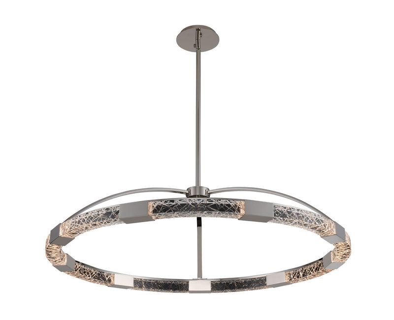 Allegri 034852-046-FR001 LED Pendant, Polish Nickel