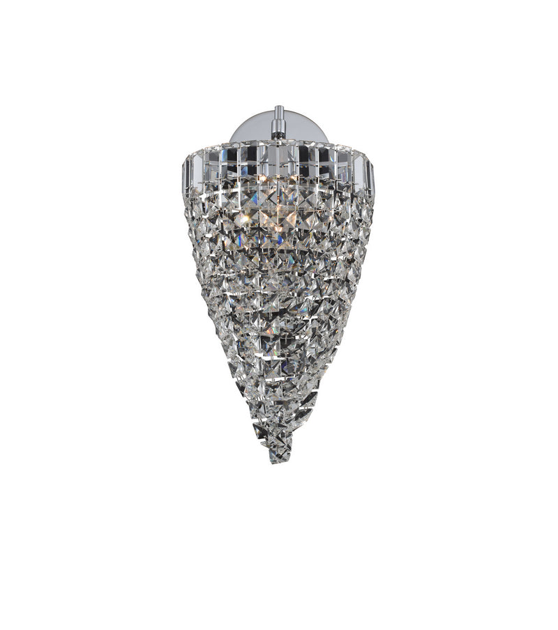 Allegri 035320-010-FR001 One Light Wall Sconce, Chrome