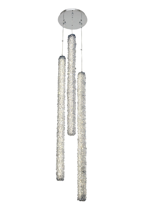 Allegri 035551-010-FR001 LED Foyer Pendant, Chrome