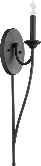 Quorum 5650-1-69 One Light Wall Mount, Textured Black