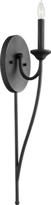 Quorum 5650-1-69 One Light Wall Mount, Textured Black