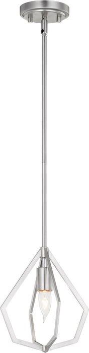 Quorum 699-65 One Light Pendant, Satin Nickel