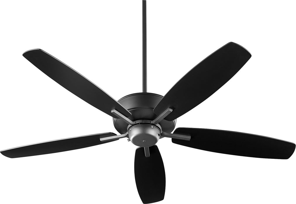 Quorum 7052-69 52" Ceiling Fan, Textured Black